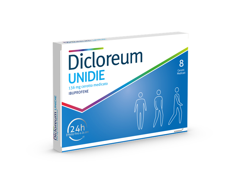 DICLOREUM UNIDIE*8CER 136MG24H