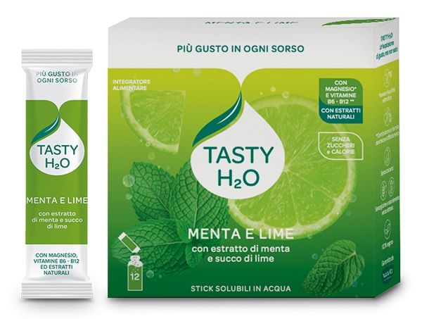 TASTY H2O MENTA E LIME 12STICK