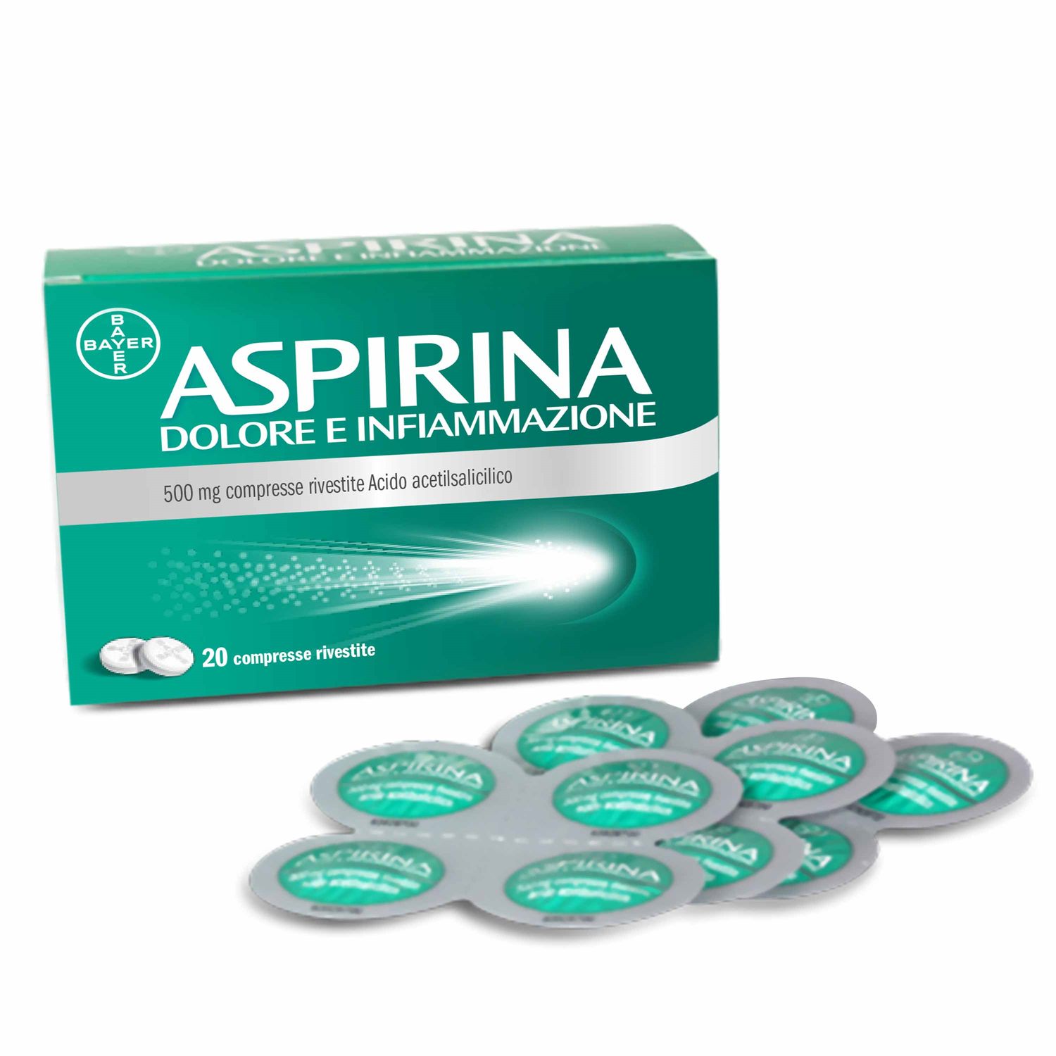 ASPIRINA DOLORE INF*20CPR500MG ASPIRINA DOLORE INF*20CPR500MG