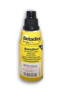 BETADINE*SOLUZ CUT 125ML 10%