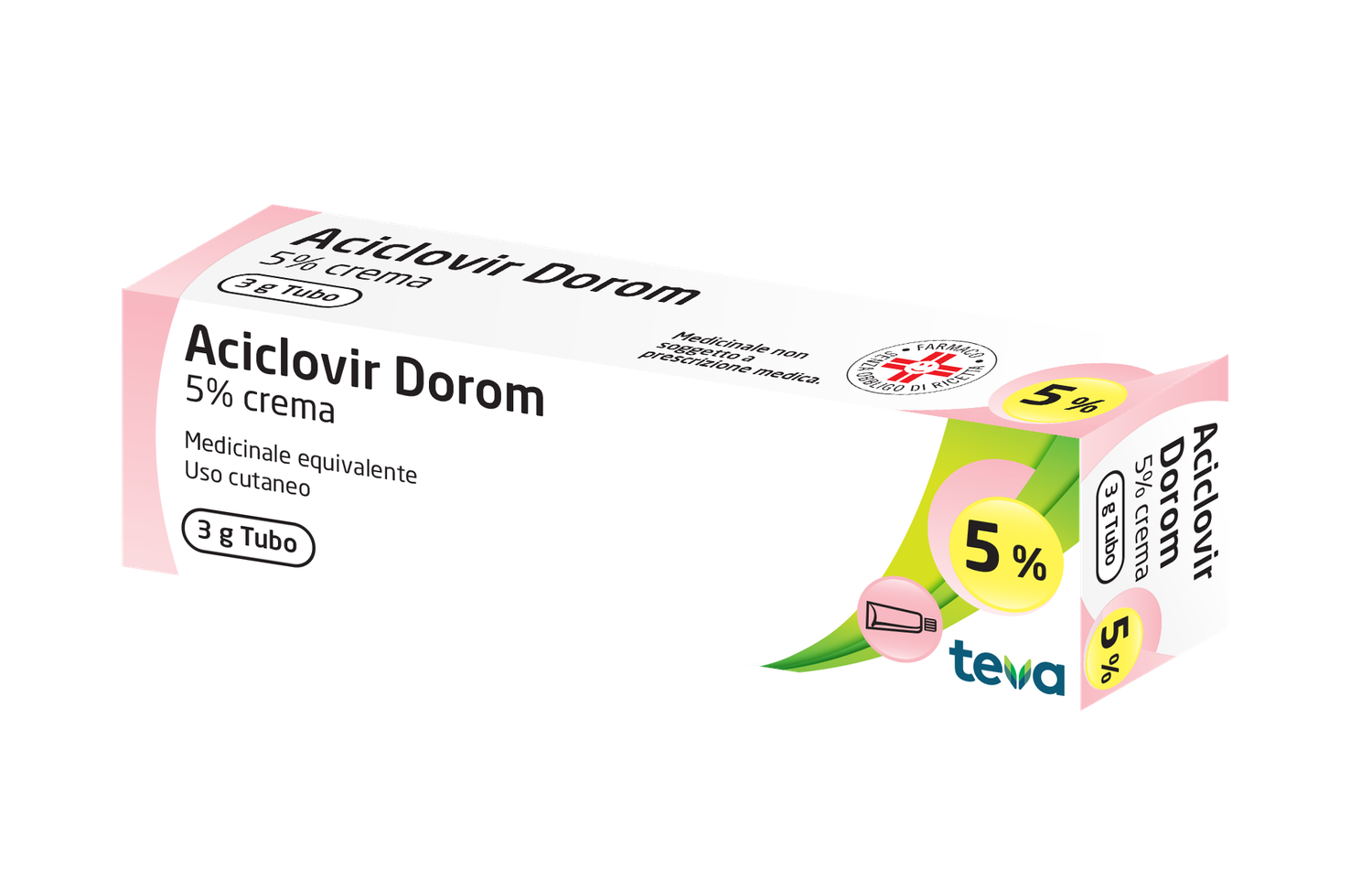 ACICLOVIR DOROM*CREMA 3G 5% ACICLOVIR DOROM*CREMA 3G 5%