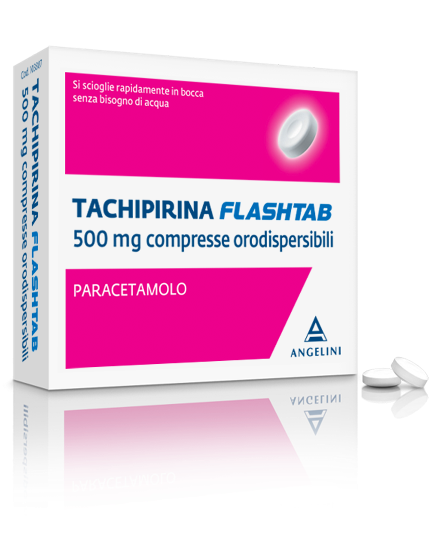 TACHIPIRINA FLASHTAB*16CPR 500 TACHIPIRINA FLASHTAB*16CPR 500