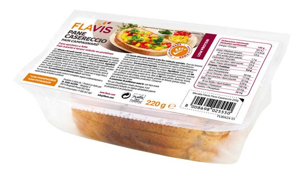FLAVIS PANE CASERECCIO 220G FLAVIS PANE CASERECCIO 220G