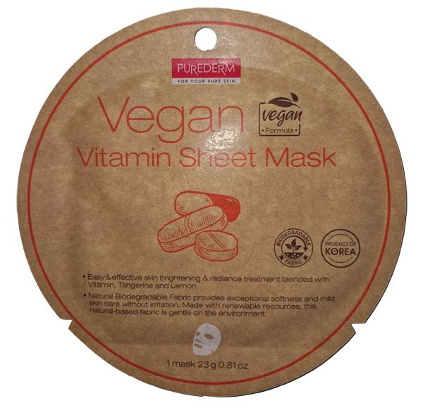 PUREDERM MASCHERA VEGANA VIT