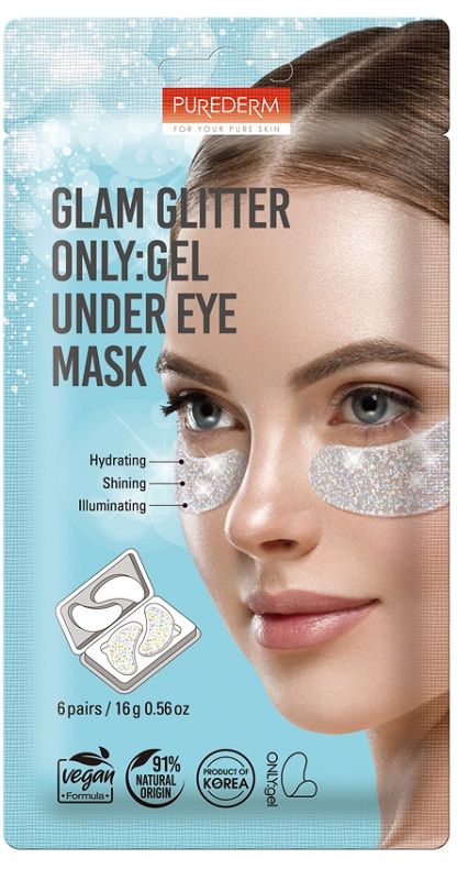 PUREDERM MASCHERA CONT OCC AZZ