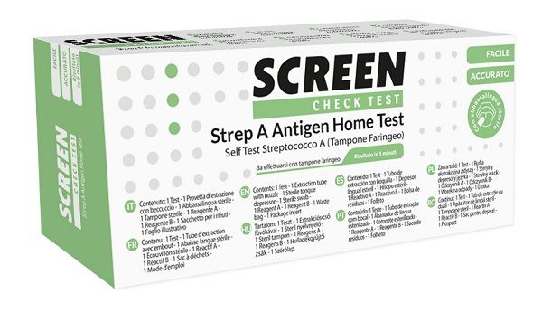 STREP A ANTIGEN HOME TEST 1PZ STREP A ANTIGEN HOME TEST 1PZ