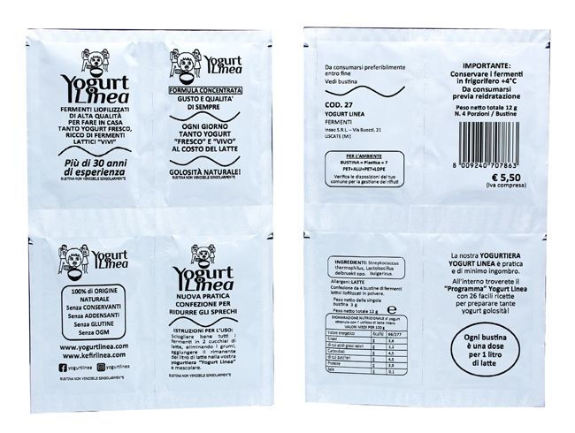 YOGURT LINEA FERMENTI 4BUST YOGURT LINEA FERMENTI 4BUST