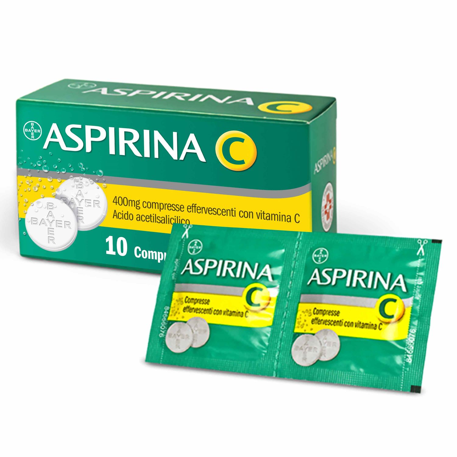 ASPIRINA C*10CPR EFF 400+240MG ASPIRINA C*10CPR EFF 400+240MG