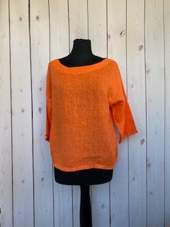 Tunika uni kurz orange