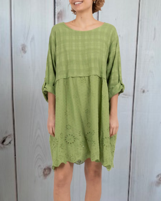 Sommerkleid Lochstickerei