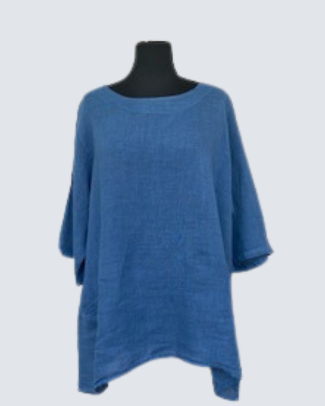 Tunikabluse A-Form jeansblau Tunikabluse A-Form jeansblau