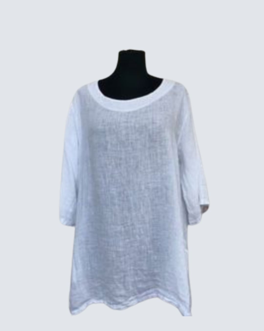 Tunikabluse A-Form weiß Tunikabluse A-Form weiß