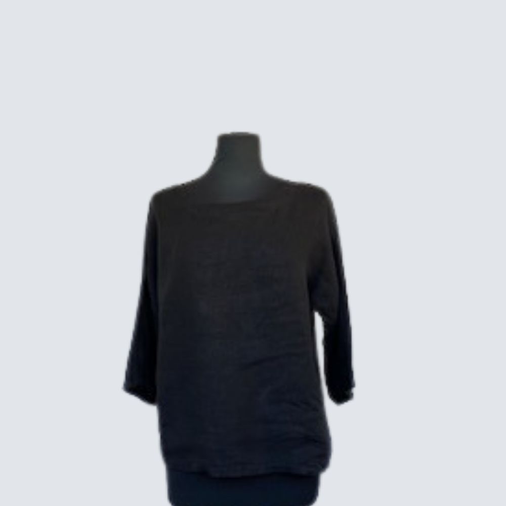 Tunikashirt uni kurz schwarz Tunikashirt uni kurz schwarz