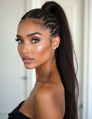 Natural Ponytail