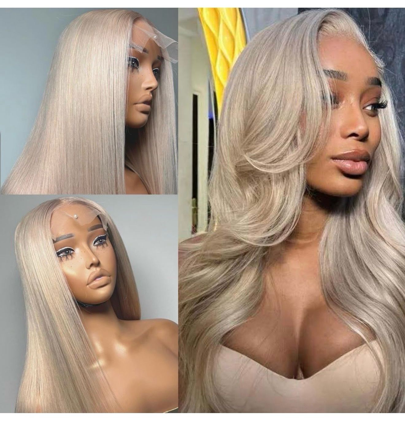 Ash Blonde Human Hair 30inch