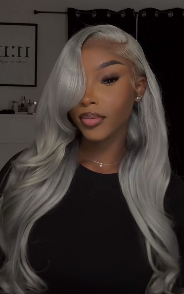 Grey Human Hair Wig 30inch