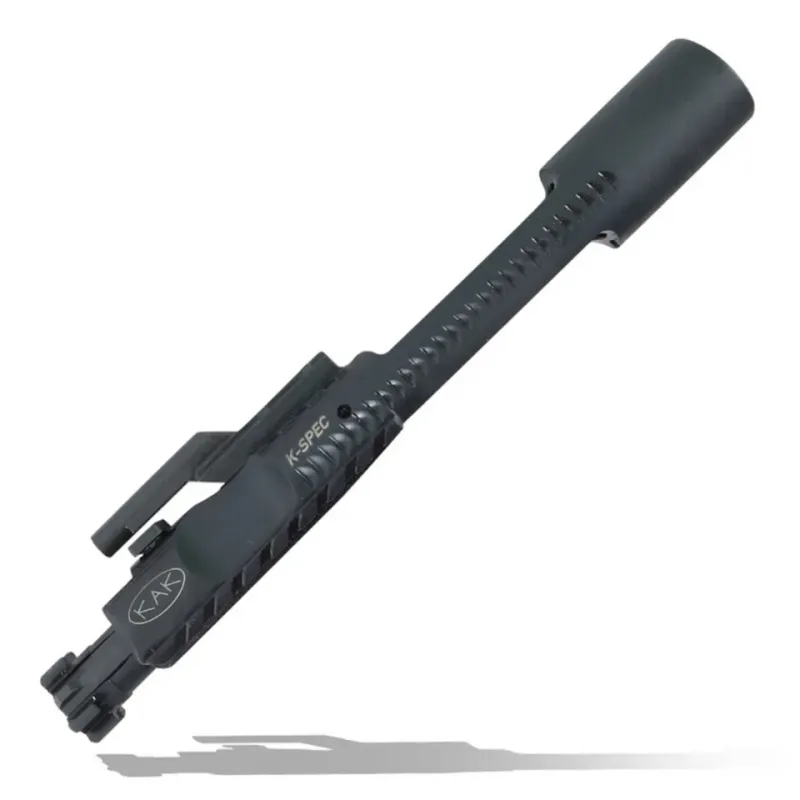 Left Hand K-SPEC 6.5 Grendel II Enhanced AR15 BCG - Dual Ejectors, Side Vent, Sand Cuts, Chrome Lined Phosphate