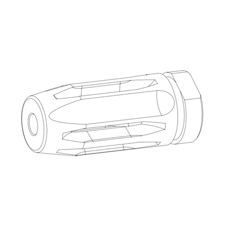 Flash Hider, 1/2-28, HFA, MK63 5.56 , Phosphate