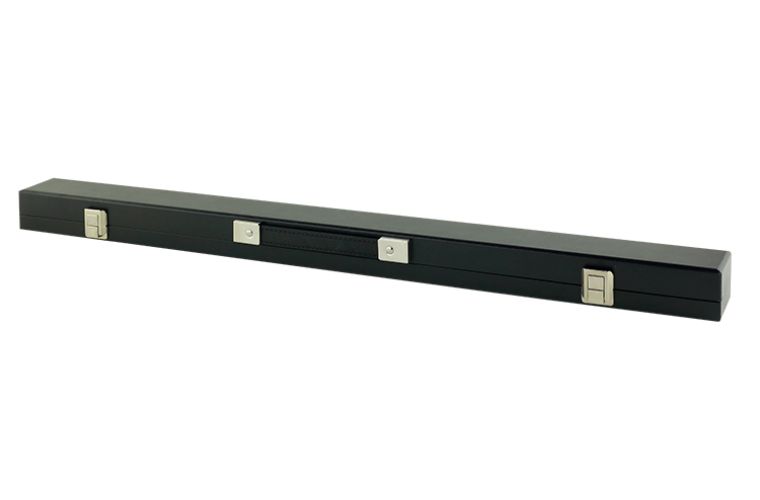 CUE CASE 2 PCE BLACK SIMULATED LEATHER
