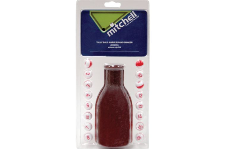 MITCHELL PLASTIC KELLY POOL MARBLES &amp; BOTTLE BLISTER PACKED