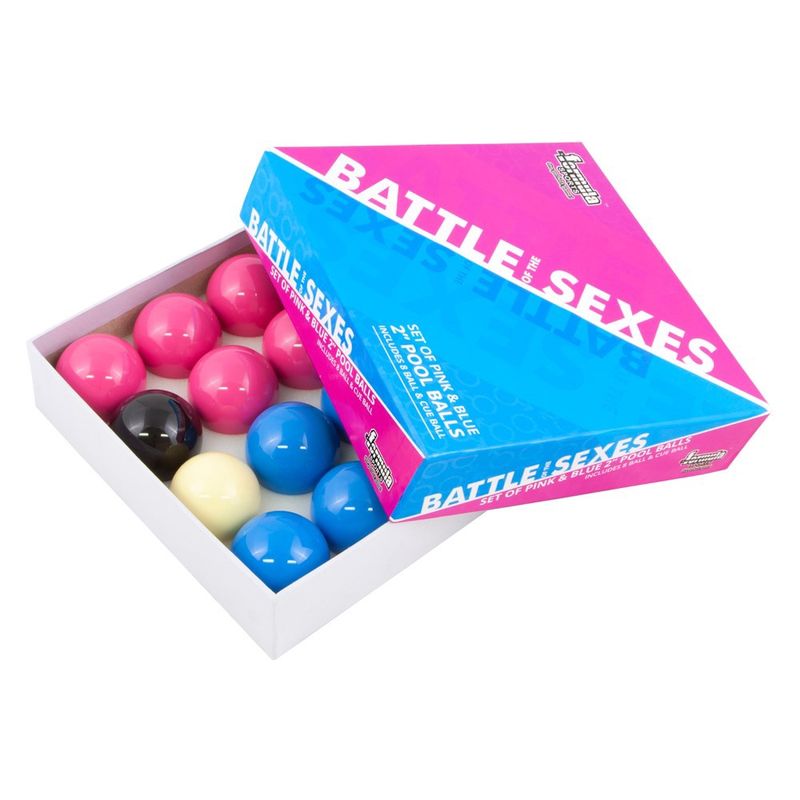 Battle of the Sexes Casino Balls 2&quot; Boxed