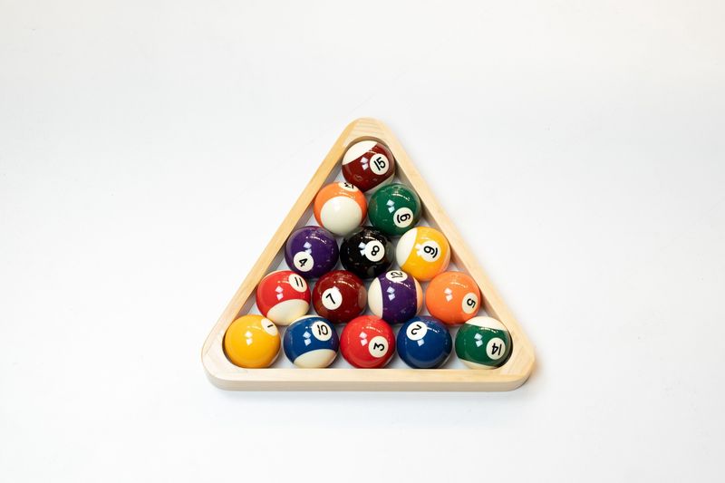 Wooden Billiards Triangle Rack