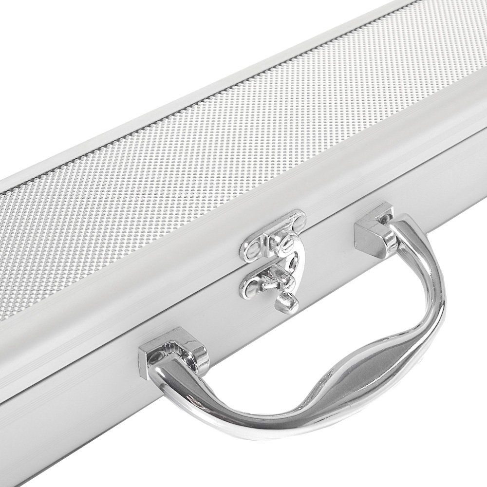 Aluminium 3/4 Cue Case, Colour: Silver
