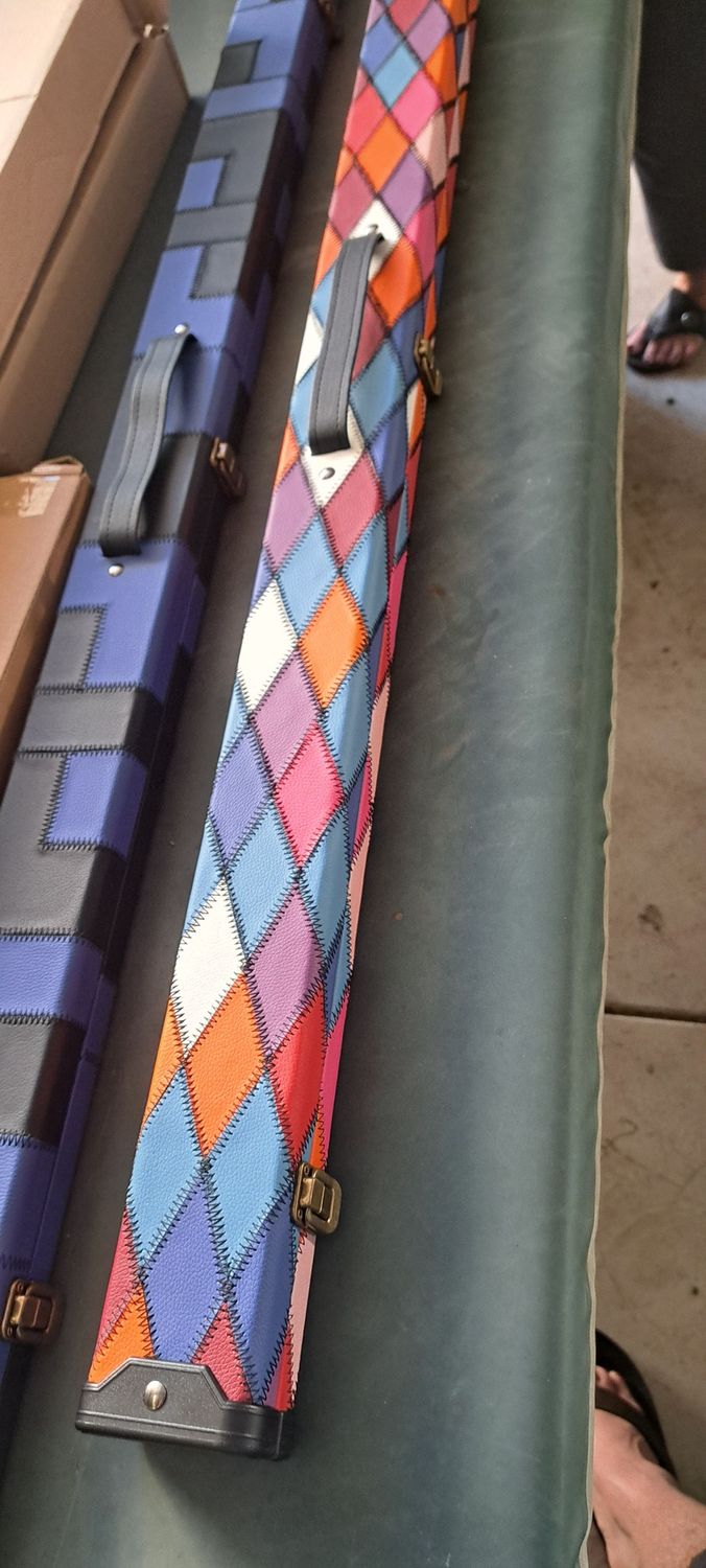 Leatherette Cue Case, Style: Diamond
