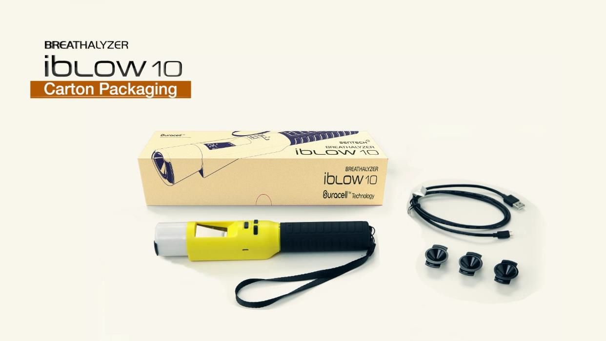Breath Alcohol Detector (Contact-free) iblow10