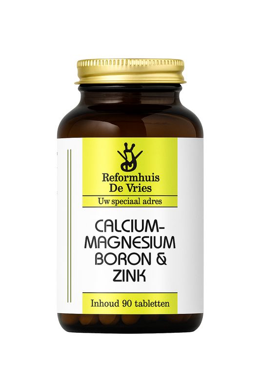 Calcium Magnesium Zink &amp; Boron – Voor sterke botten | 90 tabletten