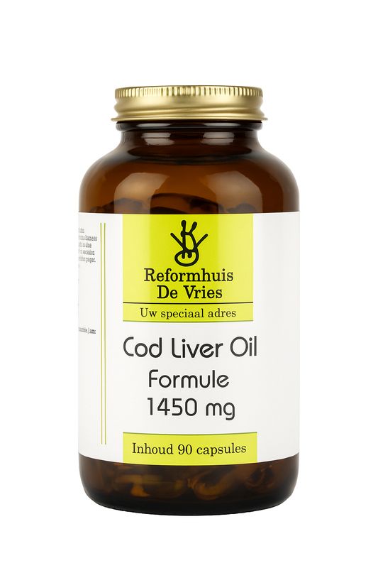 Cod Liver Oil – Ondersteuning voor hart, hersenen en weerstand | 90 capsules