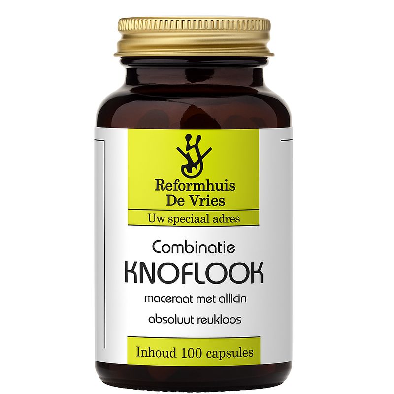 Knoflookcomplex – Voor hart, cholesterol &amp; doorbloeding | 100 capsules