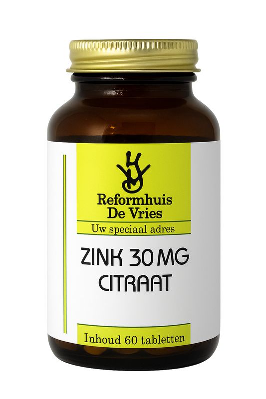 Zink 30 mg – Ondersteunt immuunsysteem, hormoonbalans &amp; celvernieuwing | 60 tabletten