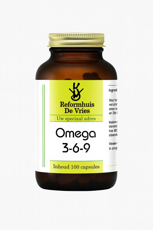 Omega 3-6-9 Complex – Pure vetzuren met vitamine E | 100 capsules