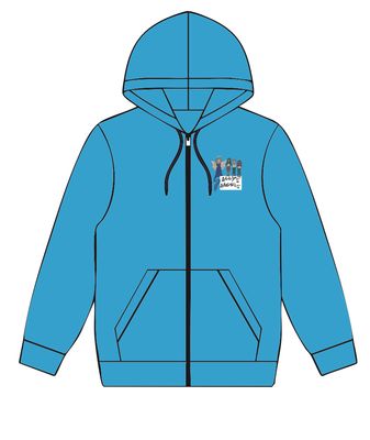 Dawlish tour zip hoodie