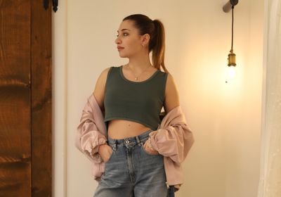 Top in raglan MUSCHIO - HINNOMINATE