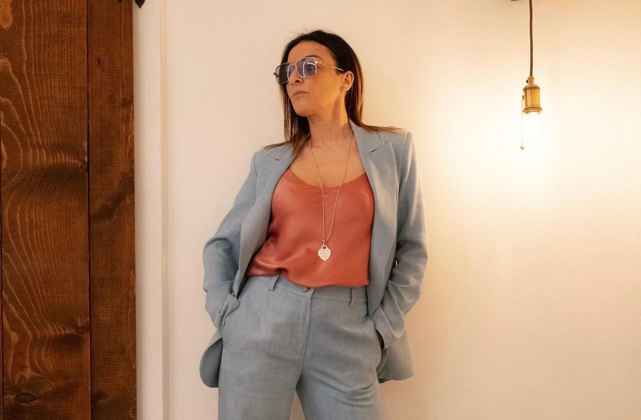 Giacca AZZURRA oversize - SANDRO FERRONE