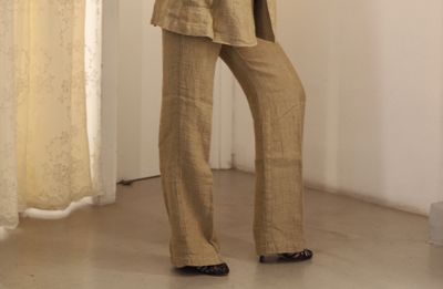 Pantalone ERICA LINO GREZZO - TRUE AVENUE