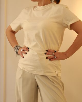 T-Shirt STEFANIA ecru - TRUE AVENUE
