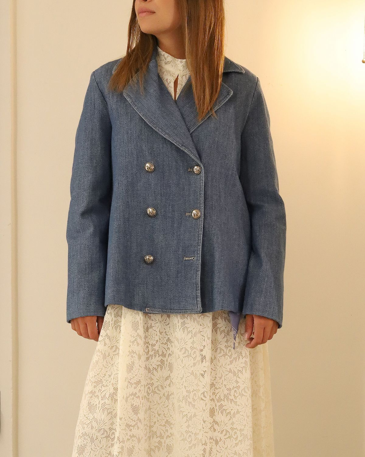 Giacca doppiopetto denim - SPANK