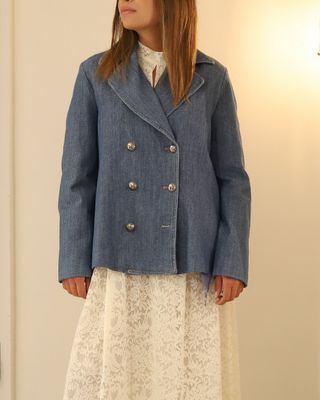 Giacca doppiopetto denim - SPANK