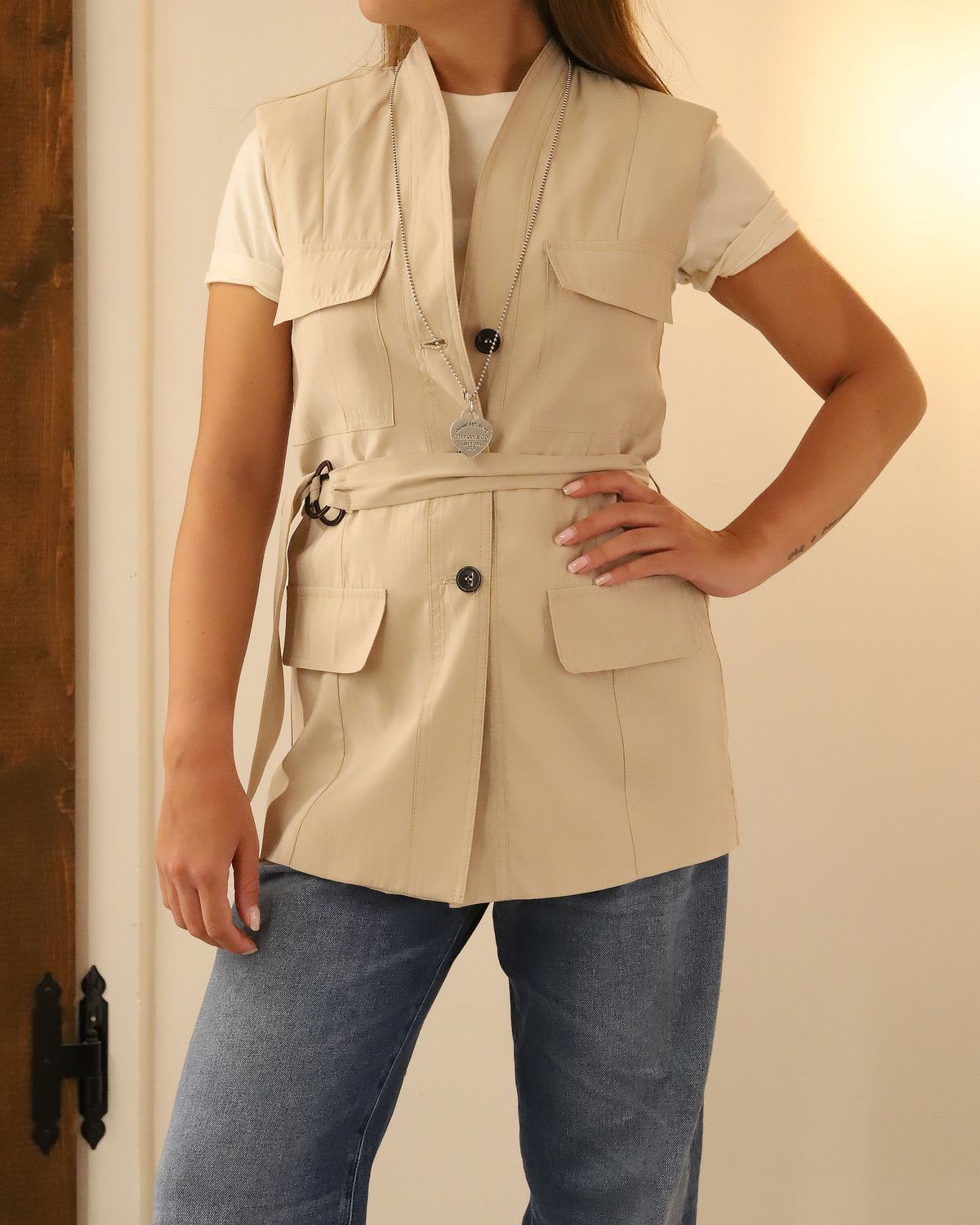 Gilet Sabbia smanicato - SPANK