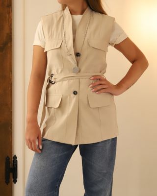 Gilet Sabbia smanicato - SPANK