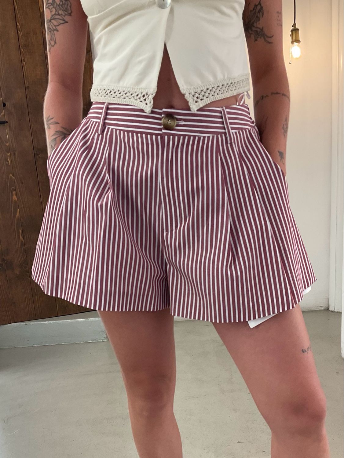 Pantaloncino a righe