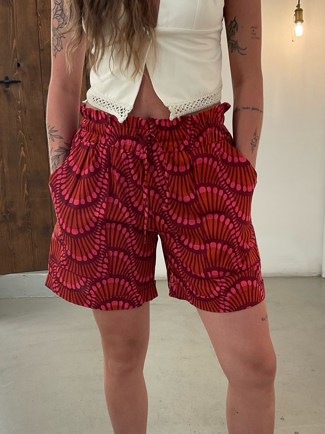 Pantaloncino pavone