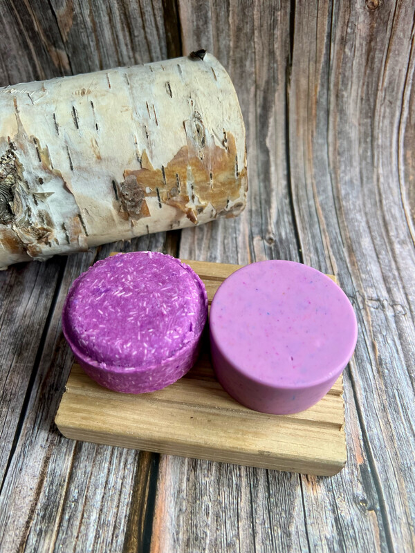 Dry / Damaged Solid Shampoo Bar (combo w/ conditioner) Purple