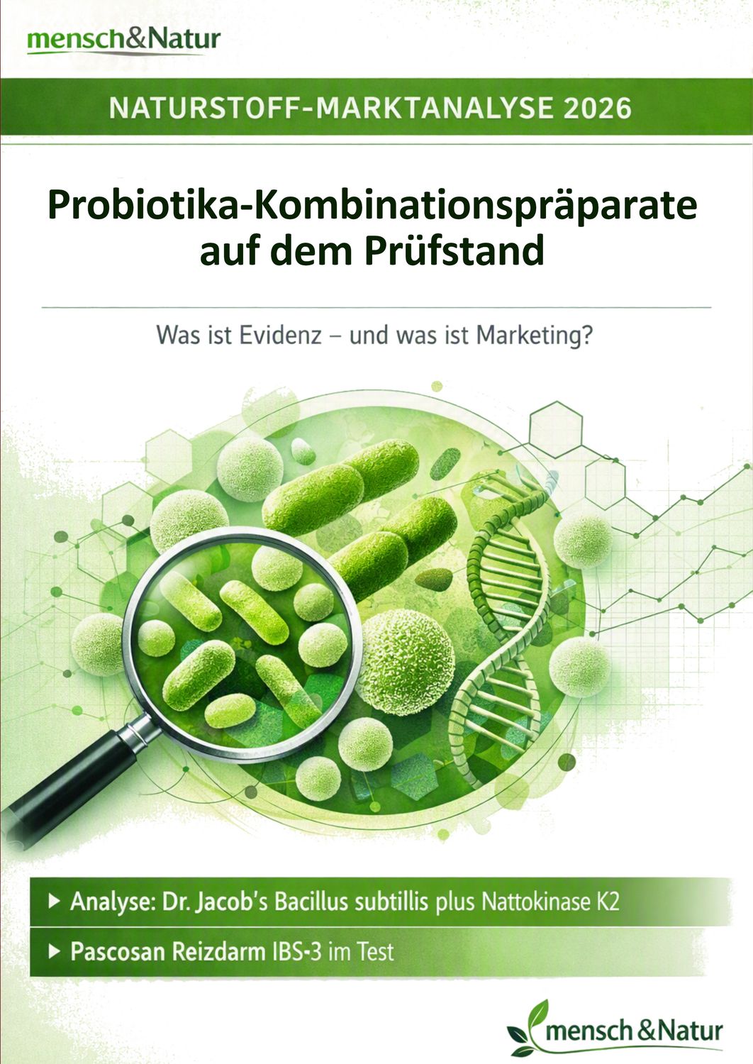 Probiotika-Kombinationspräparate auf dem Prüfstand – Naturstoff-Marktanalyse 2026