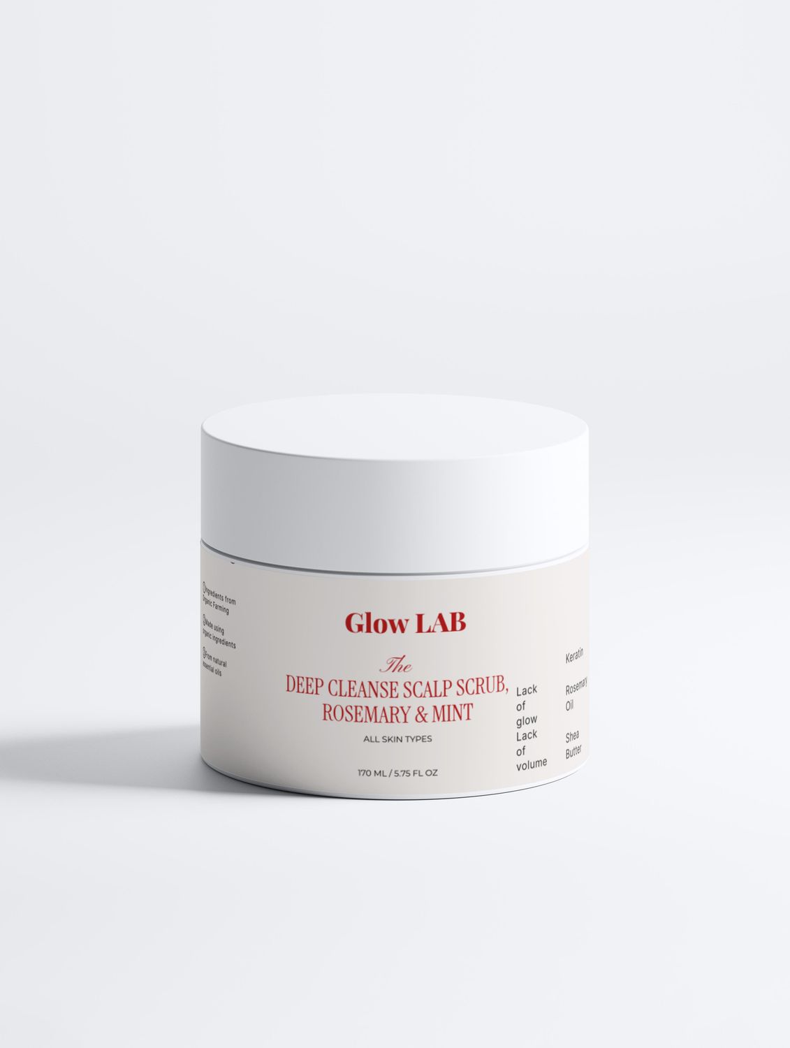 Deep Cleanse Scalp Scrub,Rosemary &amp; mint