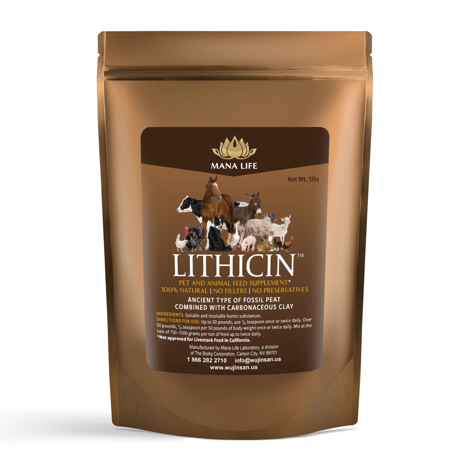 Lithicin™ 5# Pouch 8 Pack Case