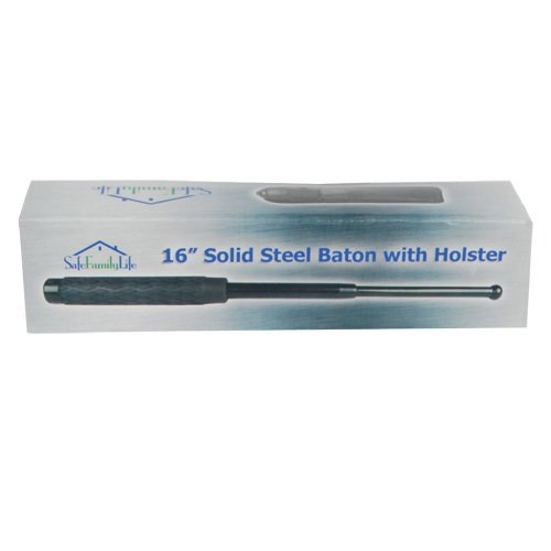 16 inch Rubber Handle Steel Baton